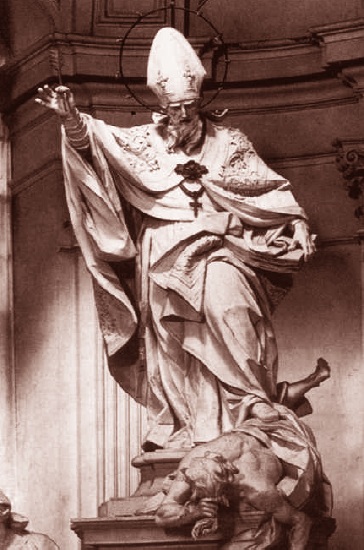 Trinità, Vergine, Agostino e Lorenzo a Pesaro, chiesa di S. Agostino