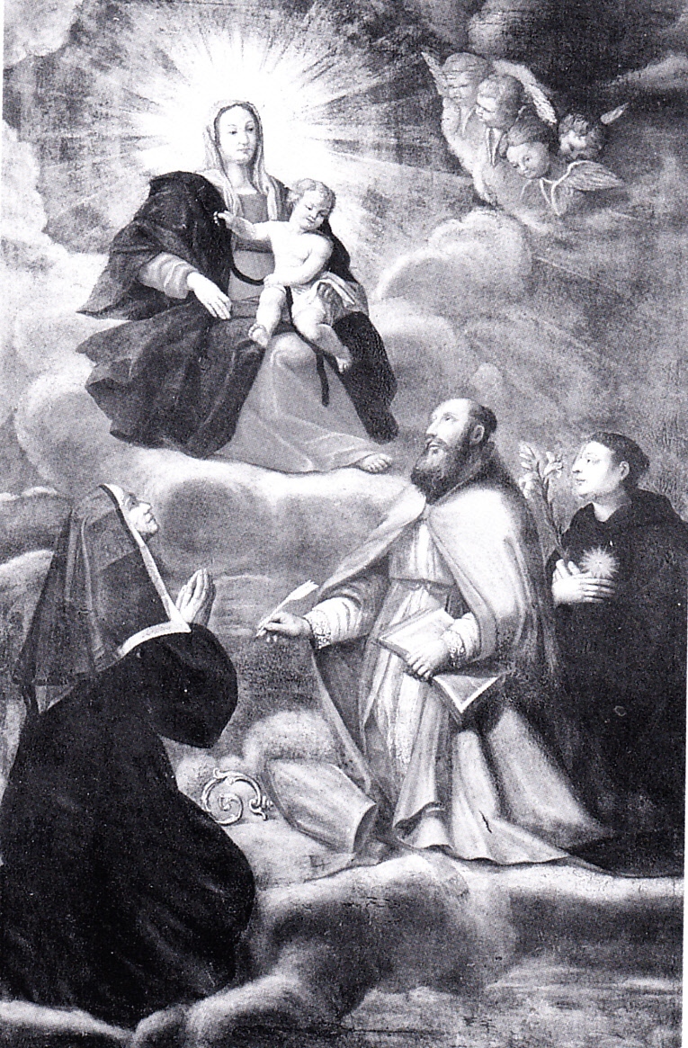 Madonna della Cintura o della Consolazione con Agostino, Monica e Nicola da Tolentino