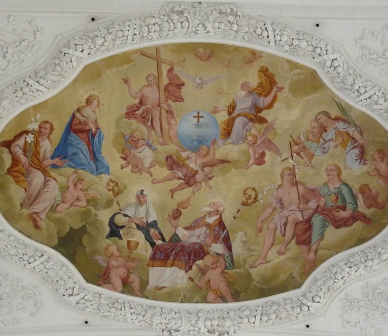 Sant'Agostino e la badessa Mechthild von Dieen