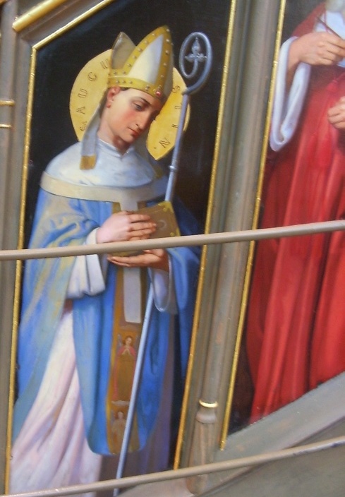 La figura di un Agostino giovane vescovo a Praga, Kostel Panny Marie pred Tynem