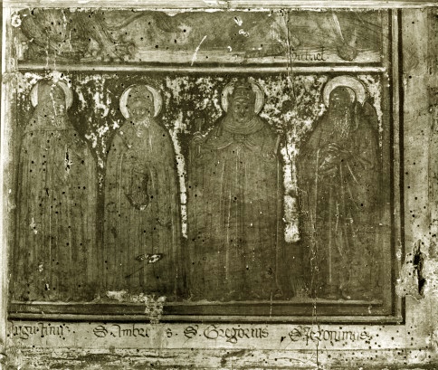 Sant'Agostino, sant'Ambrogio, san Gregorio Magno e san Girolamo