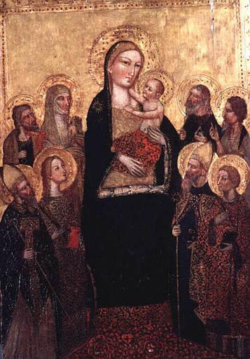La Vergine con il Bambino, Agostino e santi