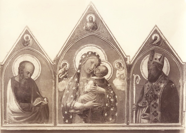Madonna con Bambino, san Giovanni Evangelista e sant'Agostino