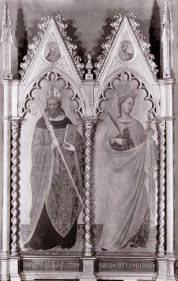 Sant'Agostino e santa Lucia, Evangelisti