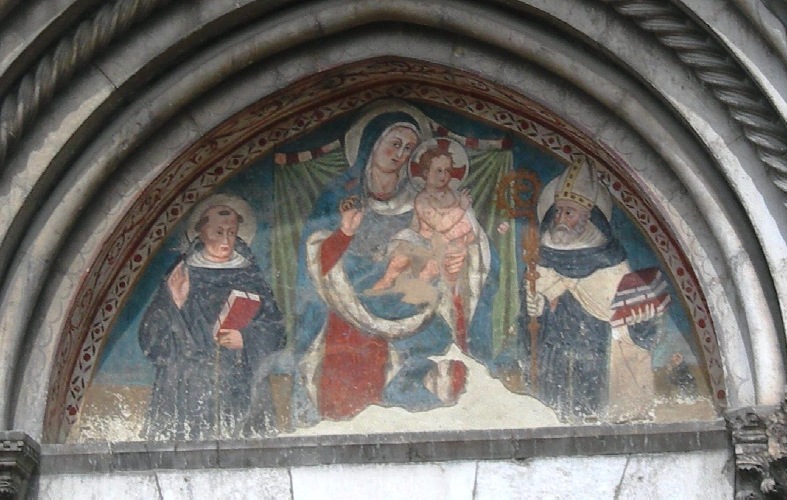 La Vergine e il Bambino con sant'Agostino e Nicola da Tolentino
