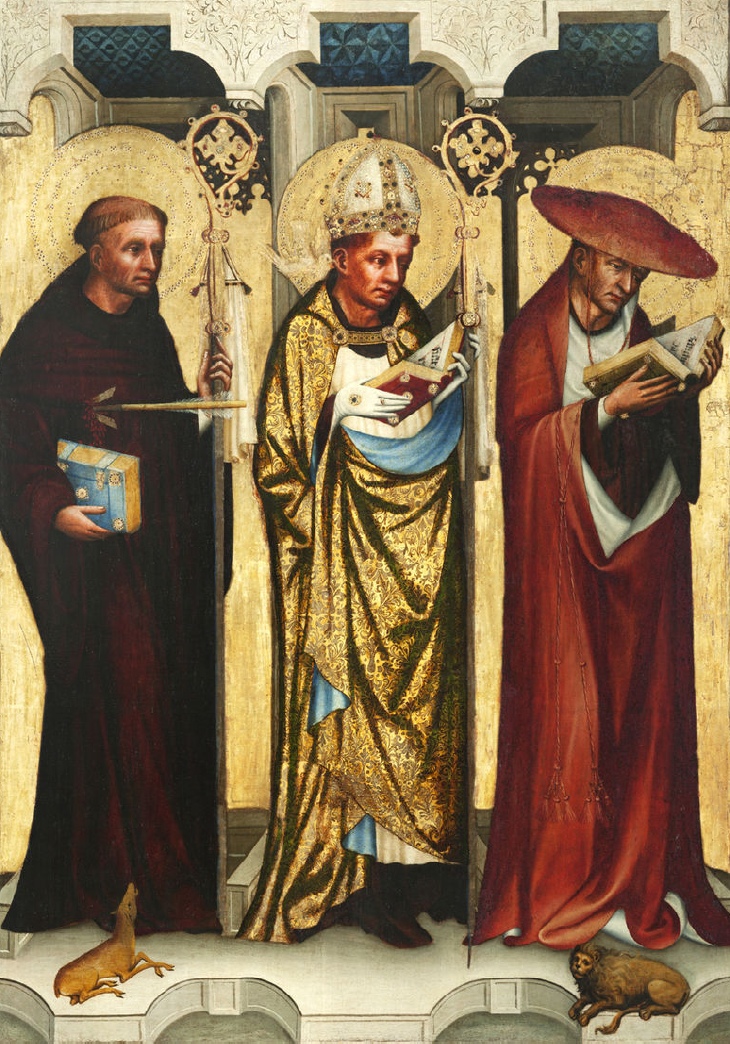 Agostino e i santi Gerolamo ed Egidio