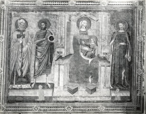 Madonna con Bambino in trono tra sant'Agostino, san Giovanni Battista e santa Caterina d'Alessandria