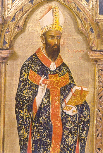 Agostino vescovo di Paolo Veneziano