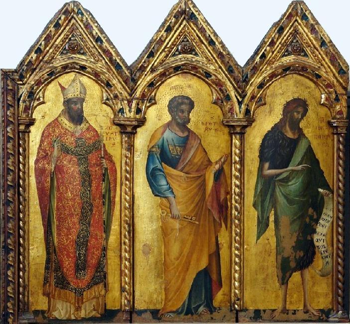 Il Trittico con Agostino dottore della Chiesa, san Pietro e Giovanni Battista al Museo Correr a Venezia