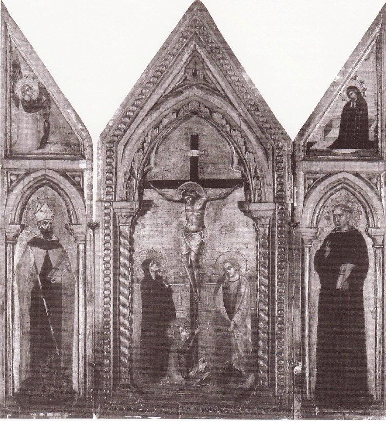 Crocifissione con la Vergine, san Giovanni Evangelista, la Maddalena fra i santi Agostino e Nicola da Tolentino