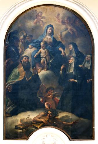 Agostino e la Vergine di De Matteis