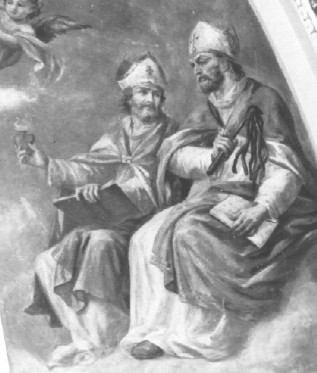 Agostino e Ambrogio di Luigi Morgari a Casatenovo
