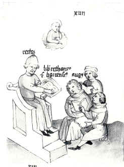 Agostino legge l'Ortensio