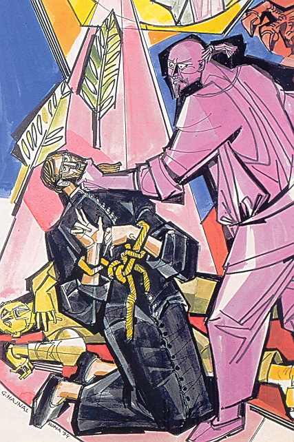 Il martirio di Abilio Gallego in un dipinto di Hajnal