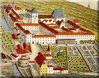 Stampa a colori dell'abbazia di St. Florian