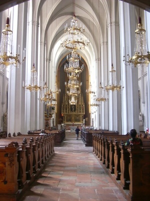 Navata centrale della chiesa di S. Agostino a Vienna