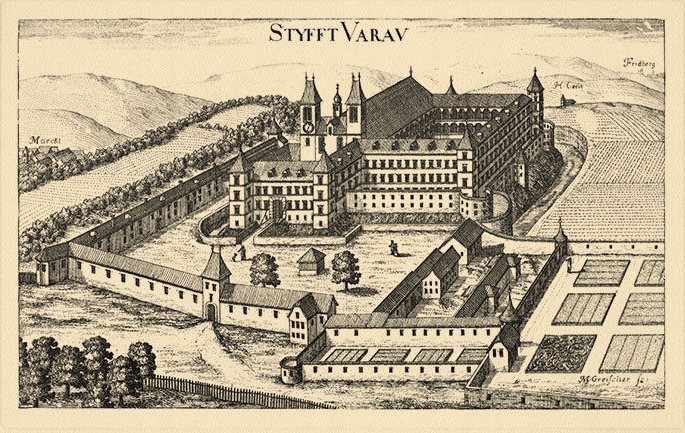 L'aspetto esteriore dell'abbazia di Vorau