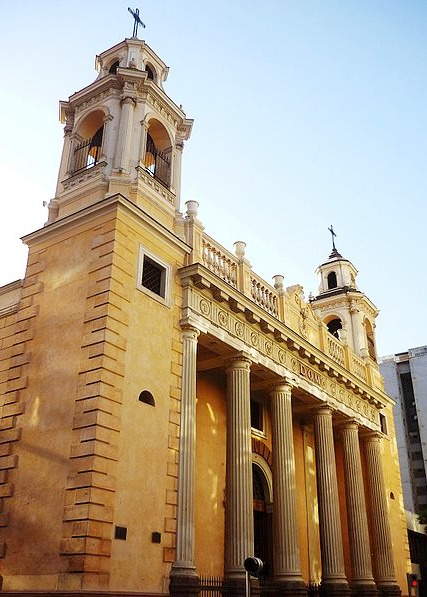 La chiesa di sant'Agostino a Santiago