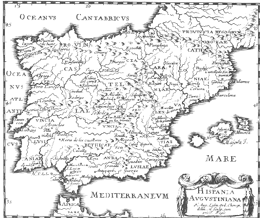 la Spagna agostiniana (1659) da Lubin, Parigi