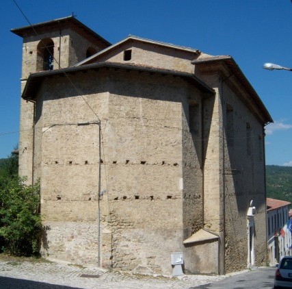 Immagine della chiesa del beato Andrea costruita sui resti della chiesa di sant'Agostino a Montereale