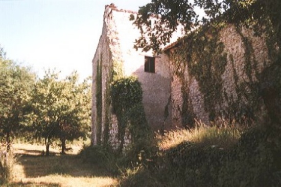 I resti della chiesa di sant'Agostino a Poggio Catino