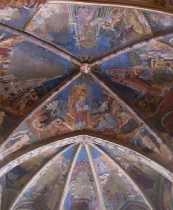 Vele della Cappella Cavalcabo con gli affreschi quattrocenteschi di Bonifacio Bembo