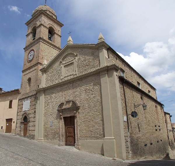 La chiesa di sant'Agostino a Monte san Martino