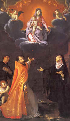 Immagine della Madonna della Cintura di Cantarini