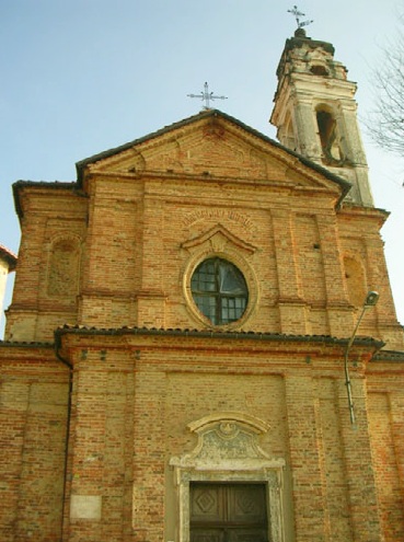 Facciata della chiesa di sant'Agostino a Popacaglia