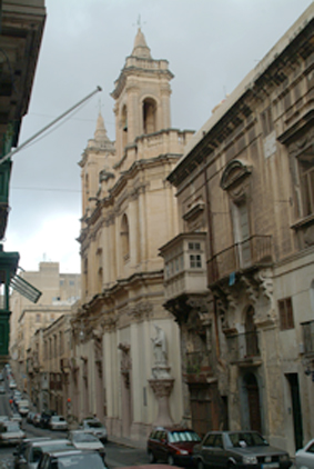 La chiesa di Sant'Agostino a La Valletta