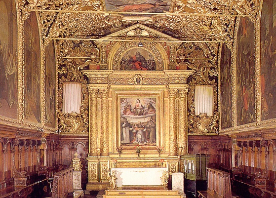 Interno dell'Oratorio di sant'Agostino a Perugia