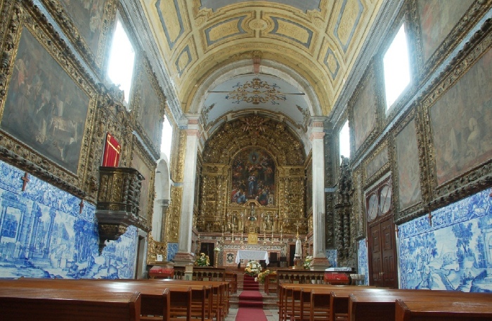 Interno della chiesa di sant'Agostino a Marvila