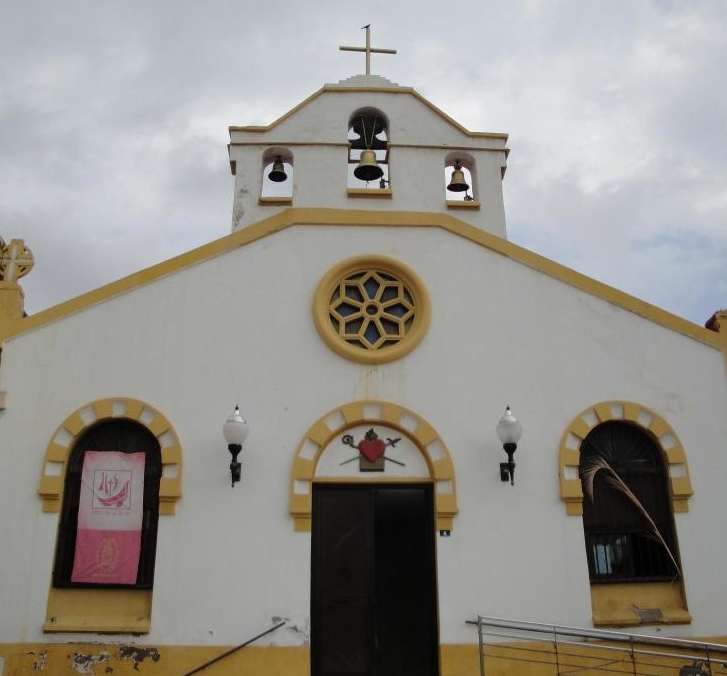 La facciata della chiesa di sant'Agostino a Melilla