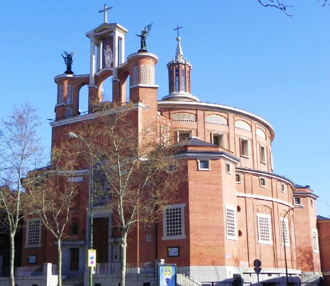 La chiesa di S. Agostino a Madrid