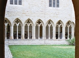 Il chiostro del monastero di Erfurt