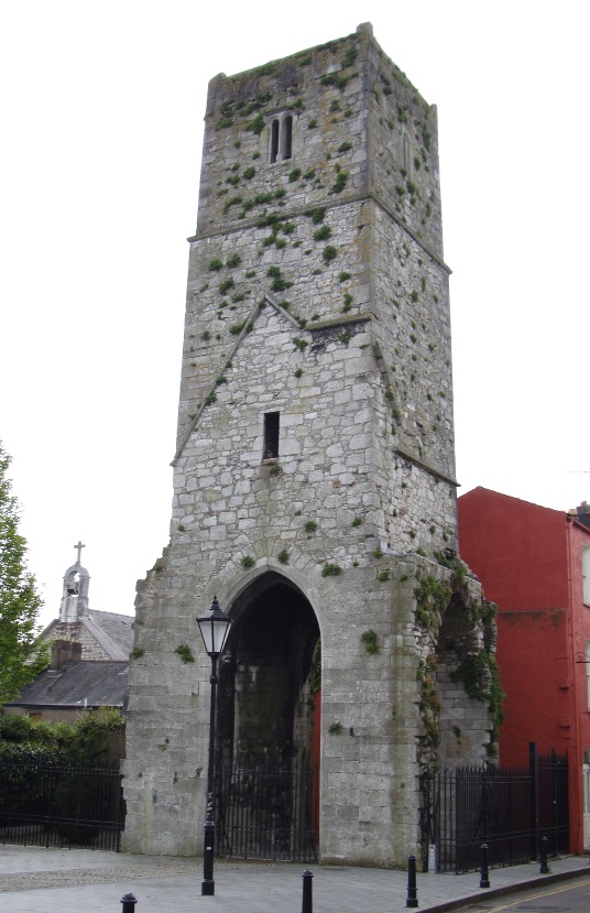 Particolare del monastero e della chiesa a Cork