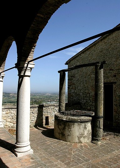 La struttura del monastero agostiniano di Verucchio