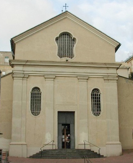 Facciata della chiesa di S. Nicola da Tolentino a Genova