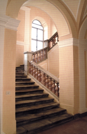 Scalone interno dell'ala conventuale