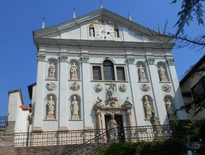 La chiesa di san Michele annessa al convento agostiniano