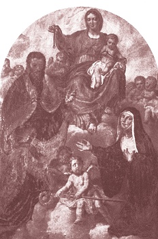 Immagine della Madonna della Cintura a Calco