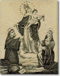 Madonna della Cintura, immagine votiva a Campagna