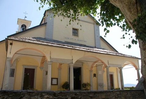 La chiesa di san martino a Trarego Viggiona