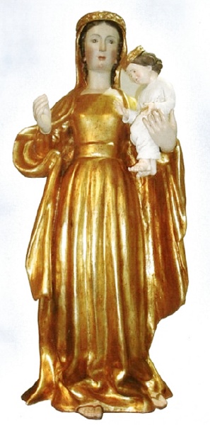 Immagine della statua della Madonna delle Grazie ad Alife