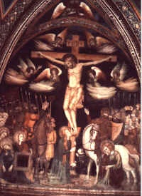 Il dipinto centrale della Crocifissione
