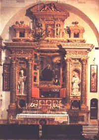 Immagine dell'altare di santa Chiara da Montefalco