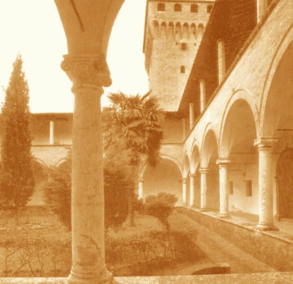 Chiostro dell'antico monastero agostiniano di Lecceto