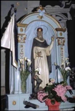 Statua di San Guglielmo patrono di Fascia