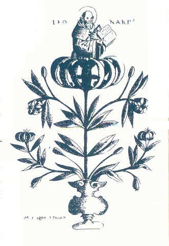 Stampa da un codice fiorentino di Pasini del santo Alfonso de orozco