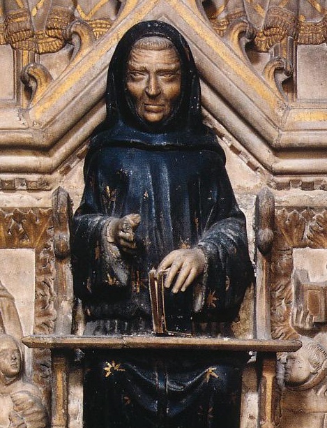 Immagine di Lanfranco Settala dalla sua Arca Monumentale di Giovanni di Balduccio in San Marco a Milano